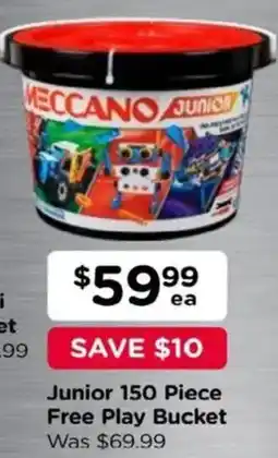 Toyworld Junior 150 Piece Free Play Bucket offer