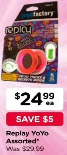 Toyworld Replay YoYo Assorted offer