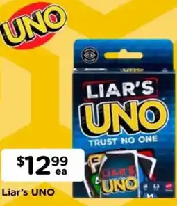 Toyworld Liar's uno offer
