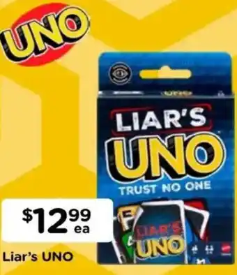 Liar's uno