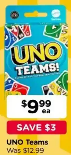 Toyworld UNO Teams offer