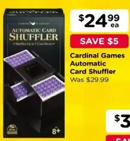Toyworld Cardinal Games Automatic Card Shuffler offer