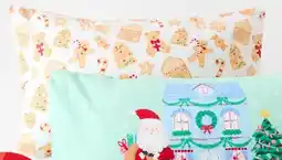 Kmart Gingerbread cotton rich pillowcase offer