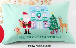 Kmart Merry Christmas Cotton rich pillowcase offer