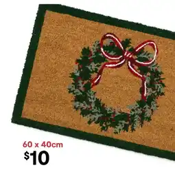 Kmart Wreath Door Mat offer