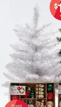 Kmart Light Up Mini White Christmas Tree offer