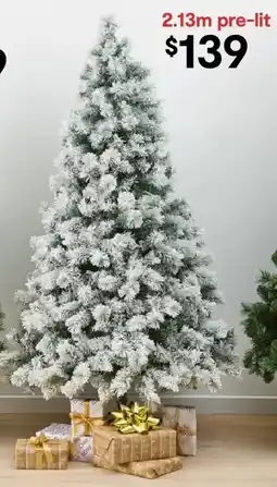 Kmart Snowy Prelit Christmas Tree offer