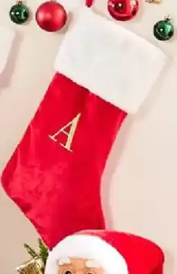 Kmart Letter A Stocking offer