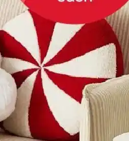 Kmart Candy Cane Round Cushion offer