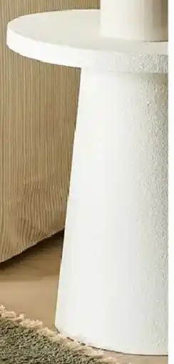 Kmart White Textured Side Table offer