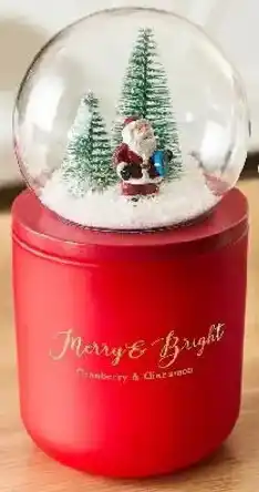 Kmart Christmas Merry & Bright Globe Candle offer