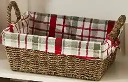 Kmart Christmas Basket with Printed Liner offer