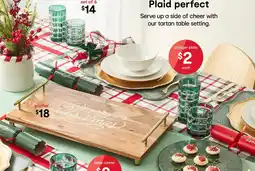 Kmart Plaid Table Runner offer