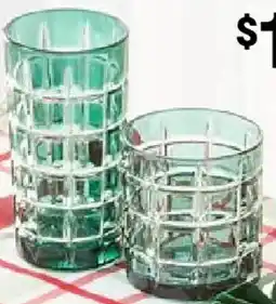 Kmart Tartan Tumbler Glasses offer