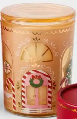 Kmart Christmas Gingerbread House Glowing Scene Candle offer