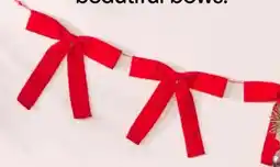 Kmart Red Bow Bunting offer