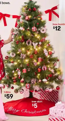 Kmart Kingston Prelit Christmas Tree offer