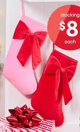 Kmart Bow Stocking offer