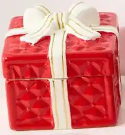 Kmart Christmas Present Ceramic Candle offer