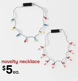 Kmart Light Up Christmas Necklace offer