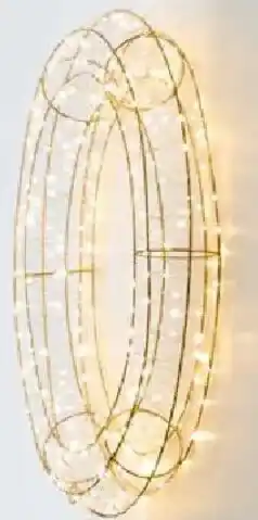 Kmart Low Voltage LED Light Up Wire Wreath offer