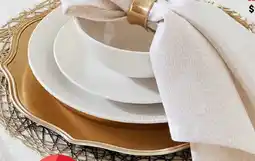 Kmart Gold Look Wavy Charger Plate offer