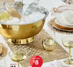 Kmart Gold Look Scribble Table Runner offer