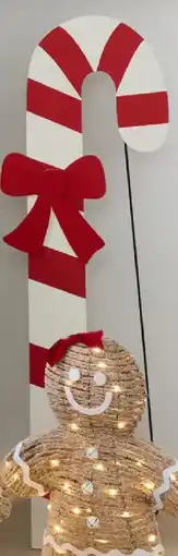 Kmart Candy Cane Standing Porch Sign offer