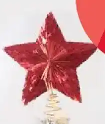 Kmart Tinsel Star Tree Topper offer