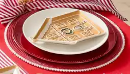 Kmart Round Red Pom Pom Placemat offer