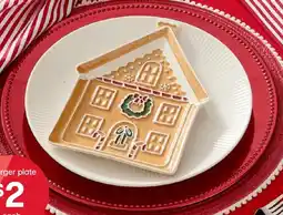 Kmart Red Charger Plate offer