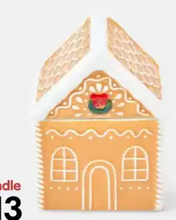 Kmart Christmas Gingerbread Ceramic Candle offer