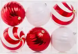 Kmart Candy Cane Baubles offer