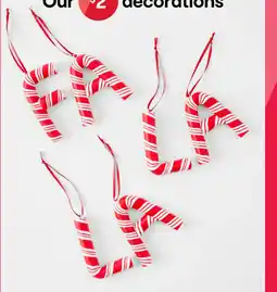 Kmart Candy Cane Letter Decoration offer
