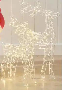 Kmart Battery Operated LED Light Up Standing Reindeer offer