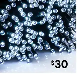 Kmart Solar Powered 500 LED Multifunction White String Lights offer