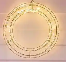 Kmart Low Voltage LED Light Up Wire Wreath offer