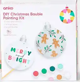 Kmart DIY Christmas Bauble Painting Kit offer