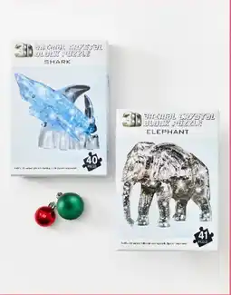 Kmart 41 Piece 3D Crystal Block Puzzle offer