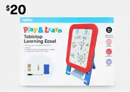 Kmart Tabletop Learning Easel offer