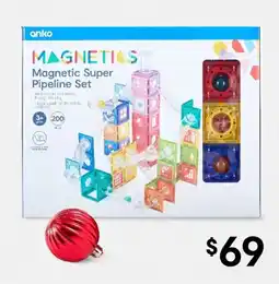 Kmart 200 Piece Magnetic Super Pipeline Set offer