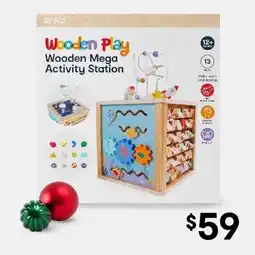 Kmart 13 Piece Wooden Play Mega Activity Station offer