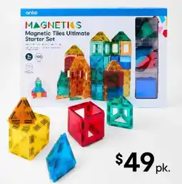 Kmart 100 Piece Magnetic Tiles Ultimate Starter Set offer