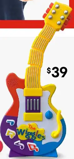 Kmart The Wiggles Wiggly Rock 'n' Roll Guitar Toy offer