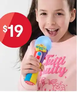 Kmart The Wiggles Sing and Shine Light Up Microphone offer