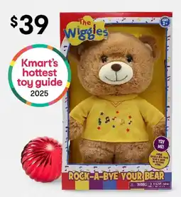 Kmart The Wiggles Rock-A-Bye Your Bear Plush Toy offer