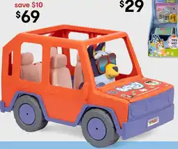 Kmart Bluey Buddies Big Heeler 4WD & Bluey Plush offer