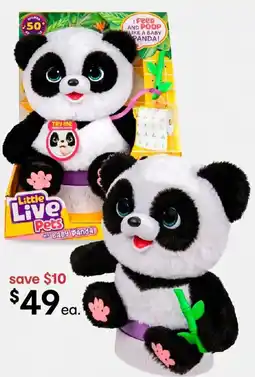 Kmart Little Live Pets My Baby Panda: ChuChu Figure and Playset offer