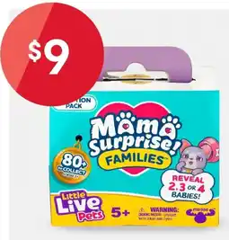 Kmart Little Live Pets Mama Surprise Families Adoption Pack offer