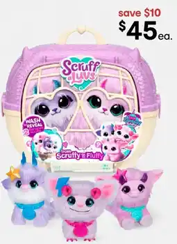 Kmart Scruff-a-Luvs Twin Fantasy Scruffs offer